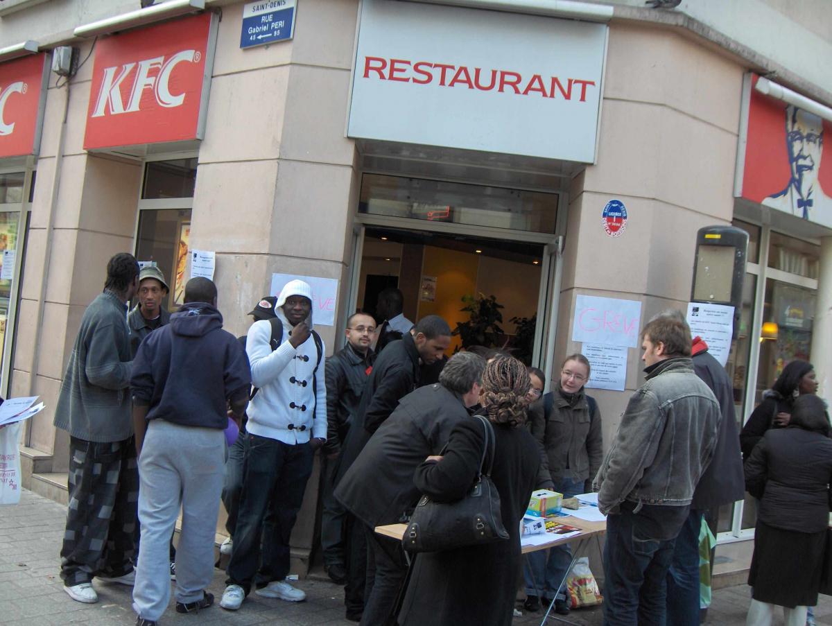 Grève chez KFC