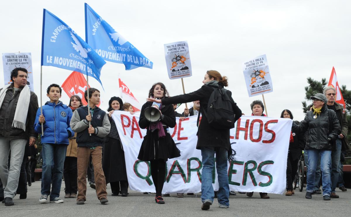 Manifestation contre le Front National saint Denis