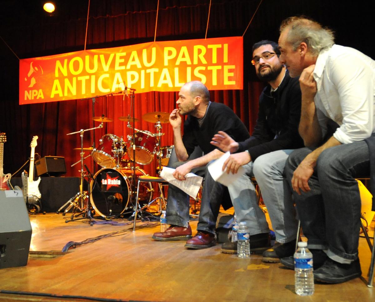 Philippe Poutou Gaël Quirante et Denis Godard