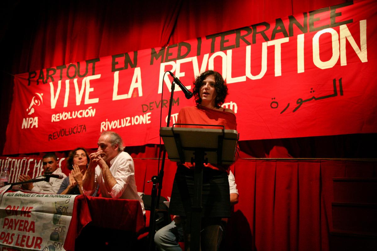 Intervention de Marthe Bonnifay pour le secteur jeunes du NPA.