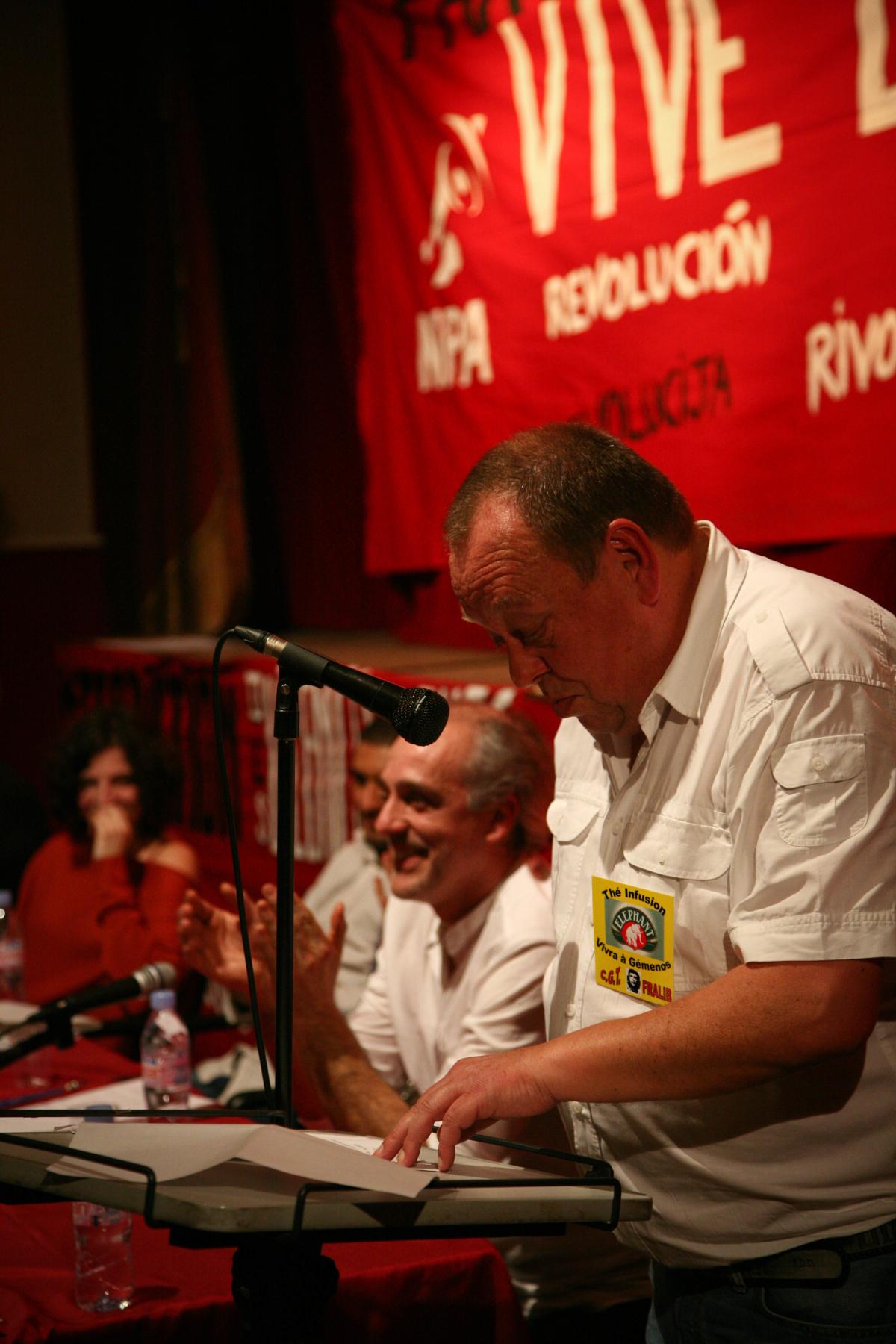 Intervention d un representant des Fralib.