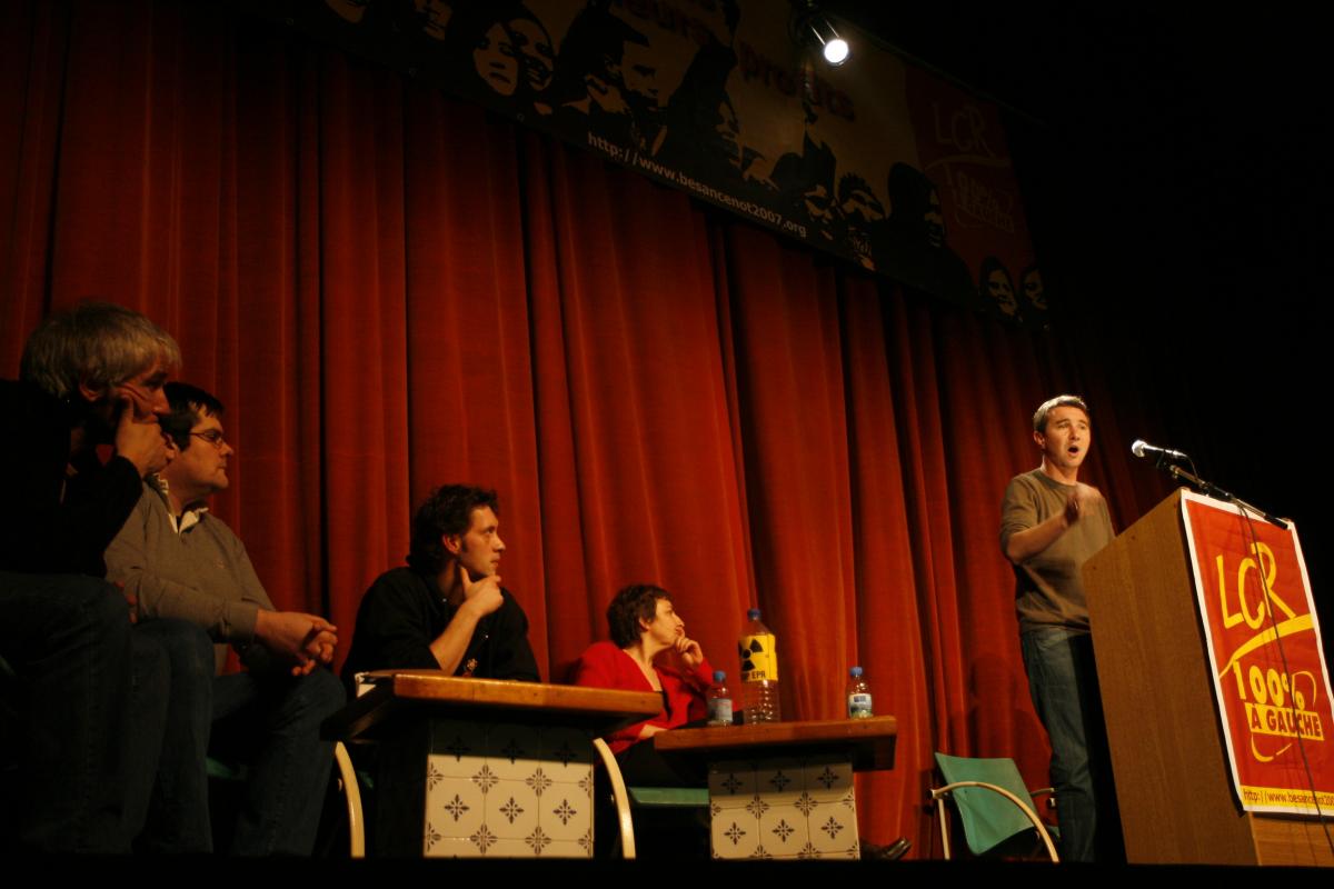 Meeting Olivier Besancenot a Brest