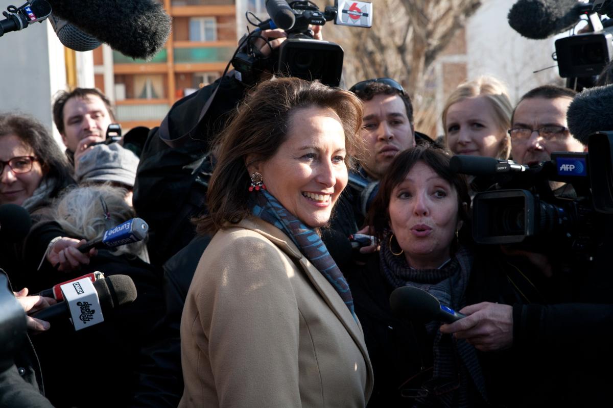 Visite de Segolene Royal a Marseille.