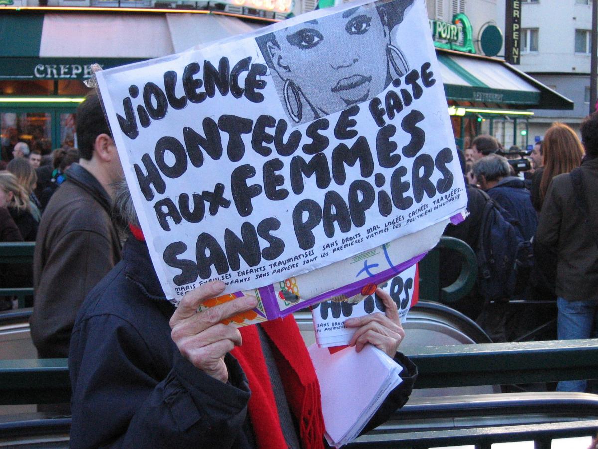 Manifestation pour les droits des femmes du 8 mars 2007.