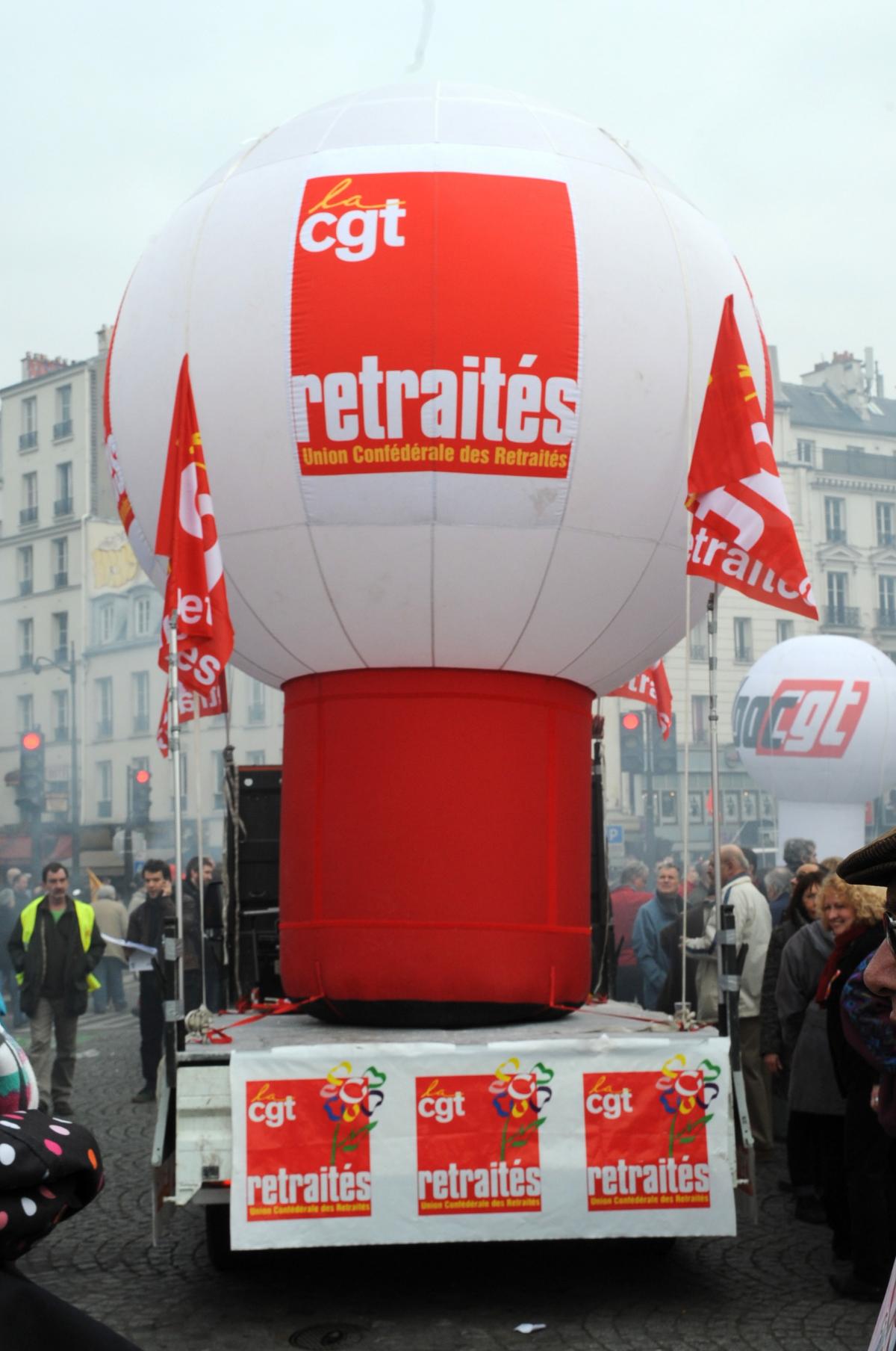 ballon Cgt de l'UCR retraités