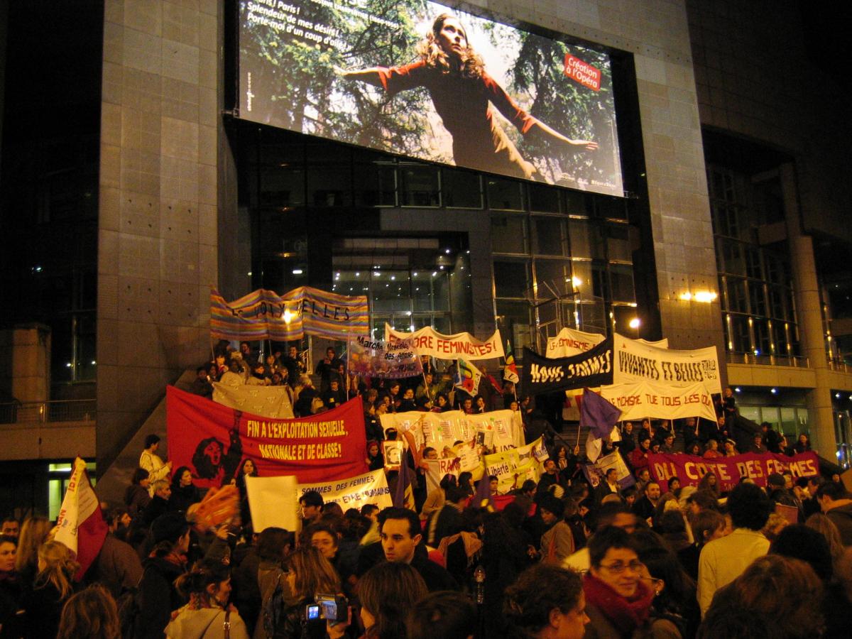 Manifestation pour les droits des femmes du 8 mars 2007.