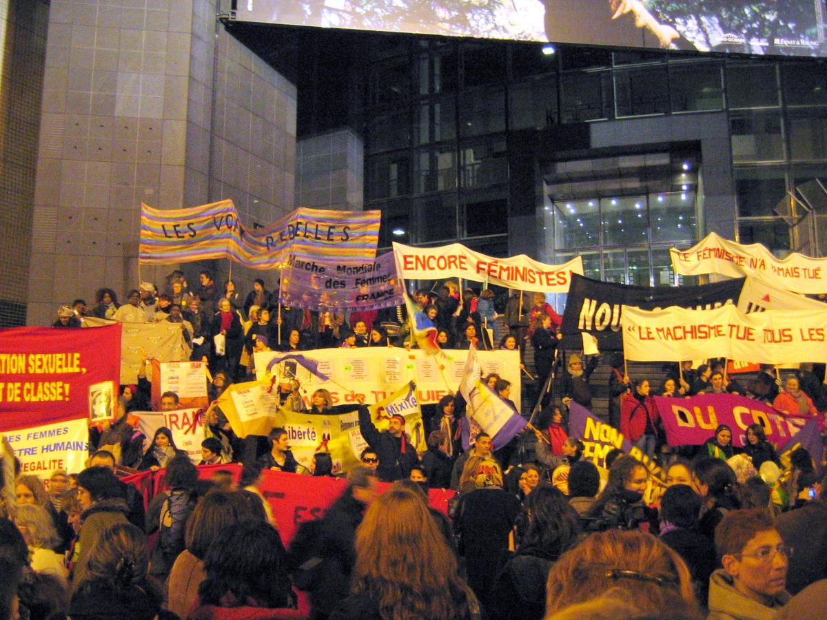 Manifestation pour les droits des femmes du 8 mars 2007.
