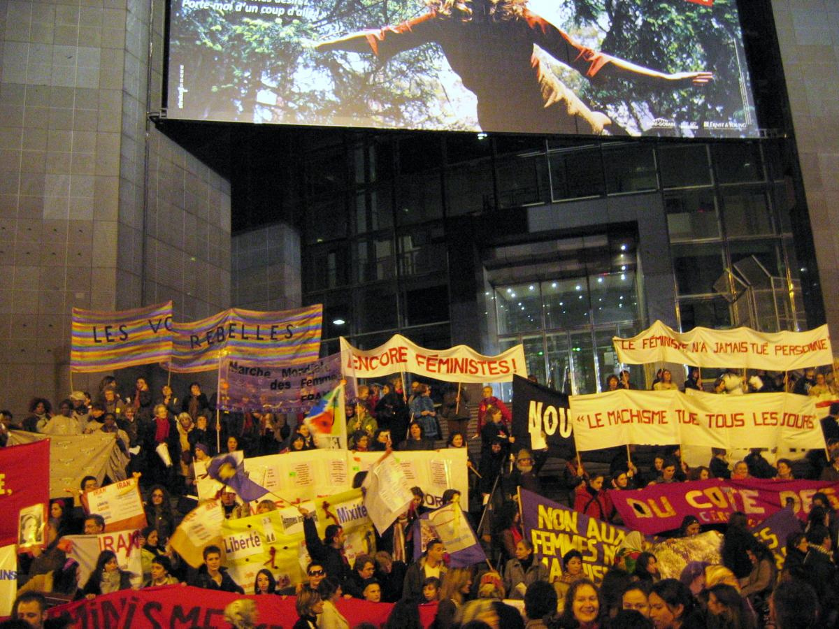 Manifestation pour les droits des femmes du 8 mars 2007.