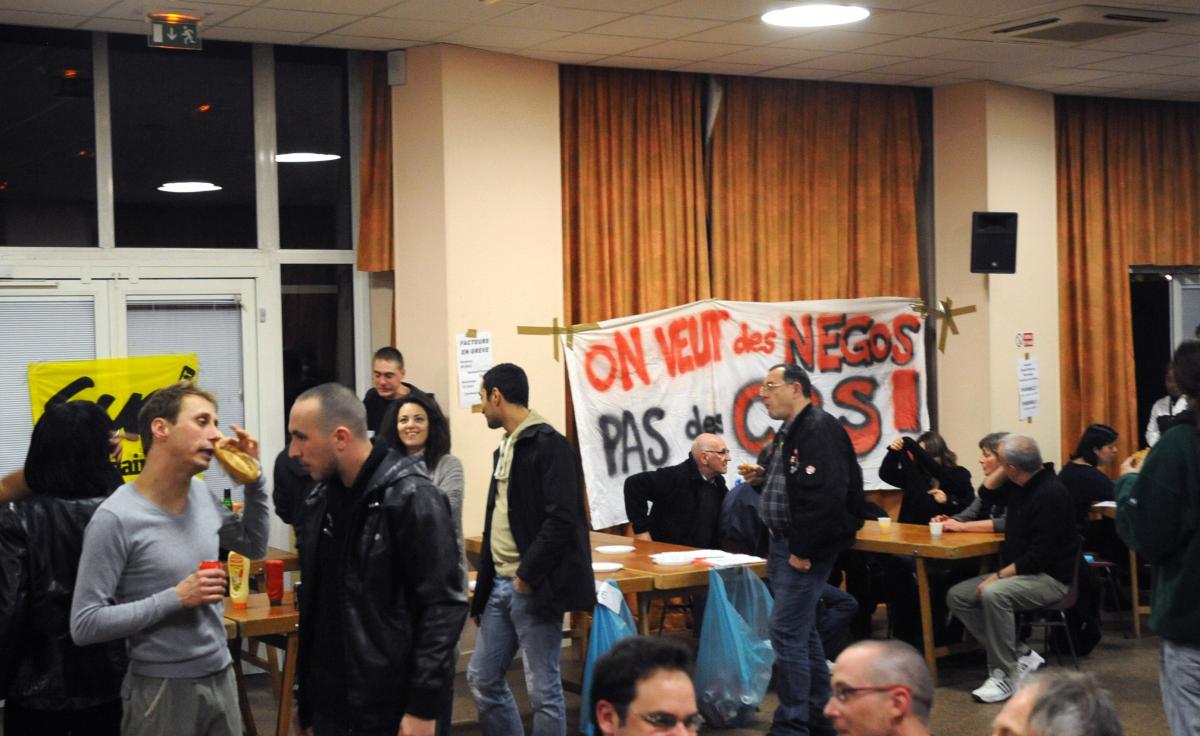 Fête de soutien aux postiers en grève du 92