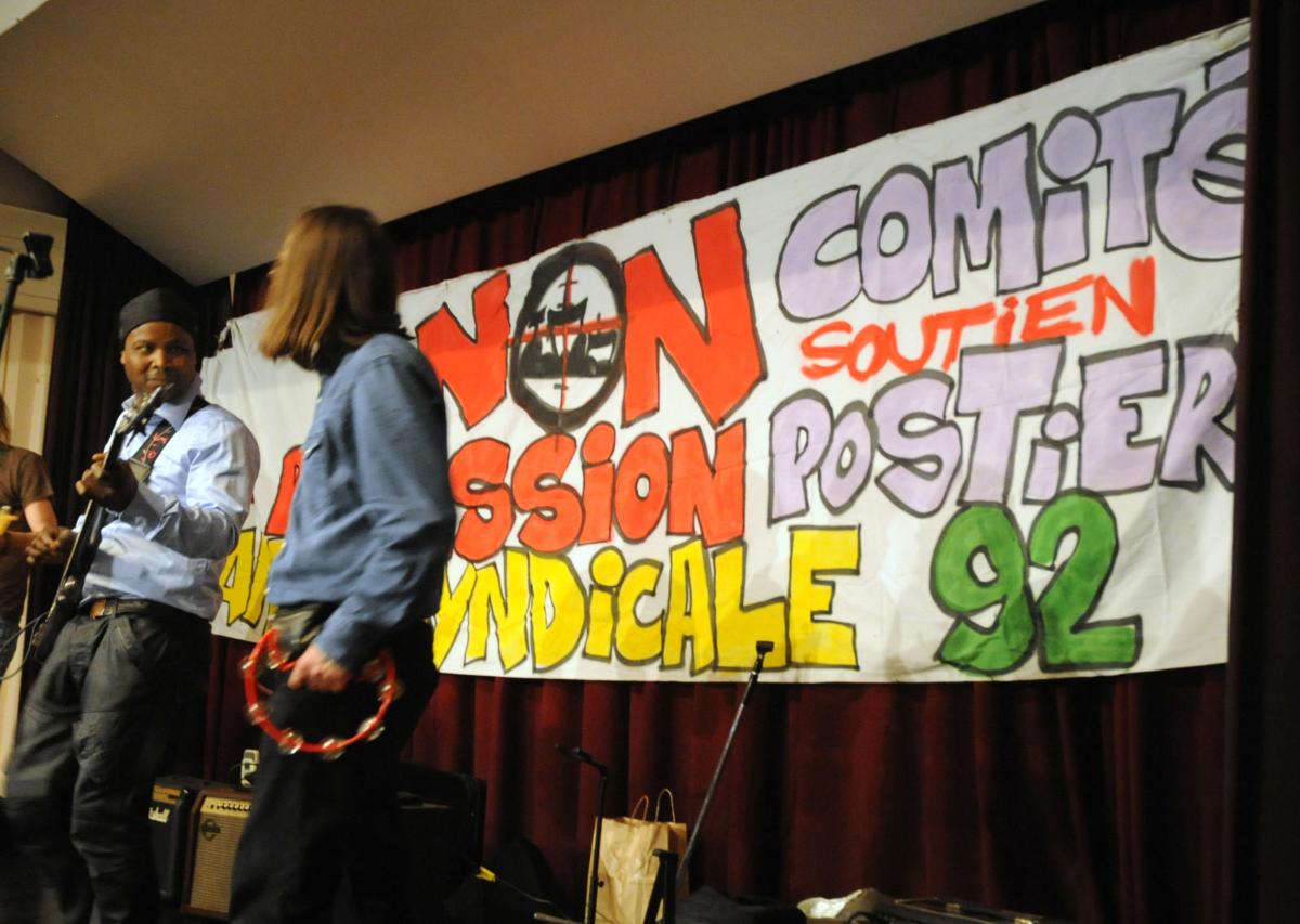 Fête de soutien aux postiers du 92