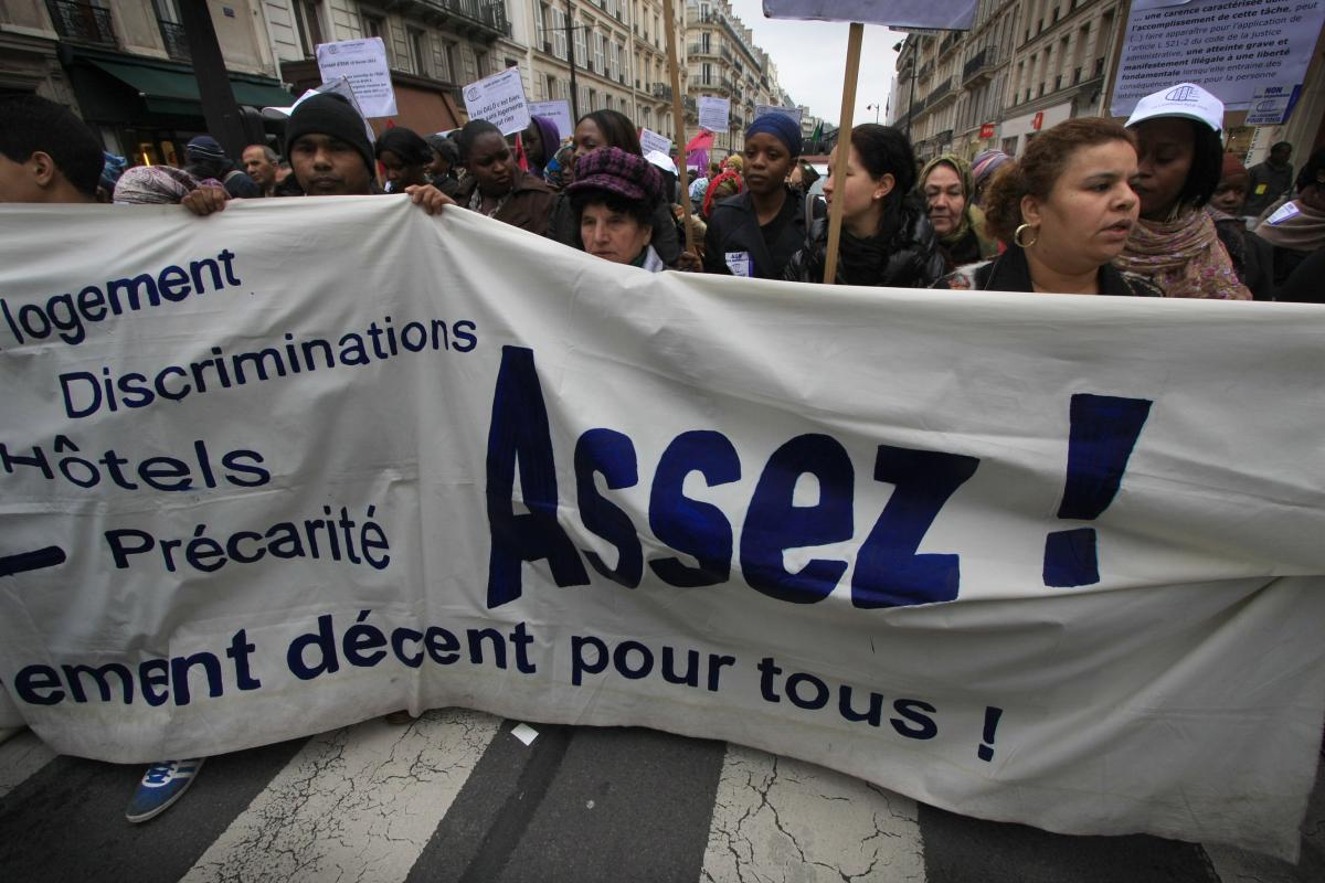 Cortège du CAL banderole Assez