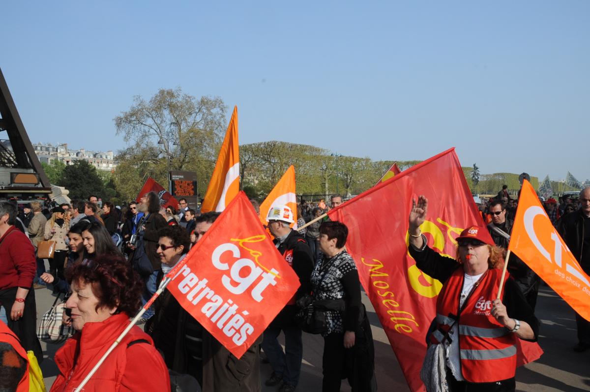 soutien des retraités Cgt aux sidérurgistes d'Arcélor Mittal