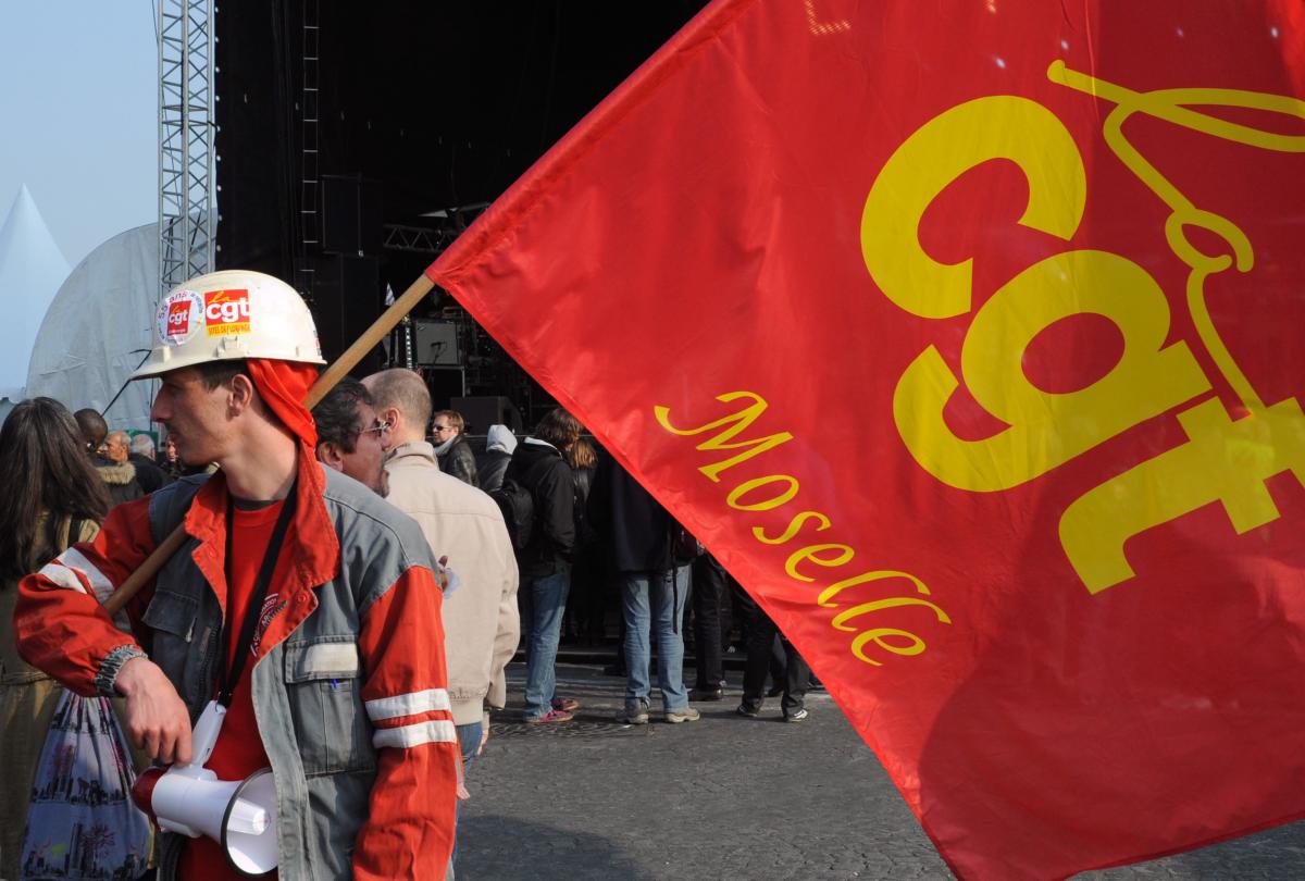 Drapeau Cgt de Moselle
