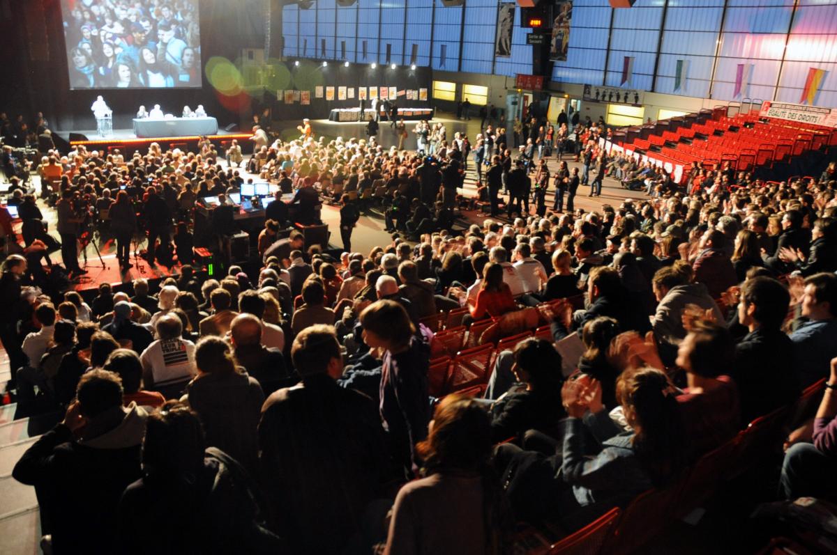 Meeting présidentielle du Npa Plus de 1000 personnes présentes