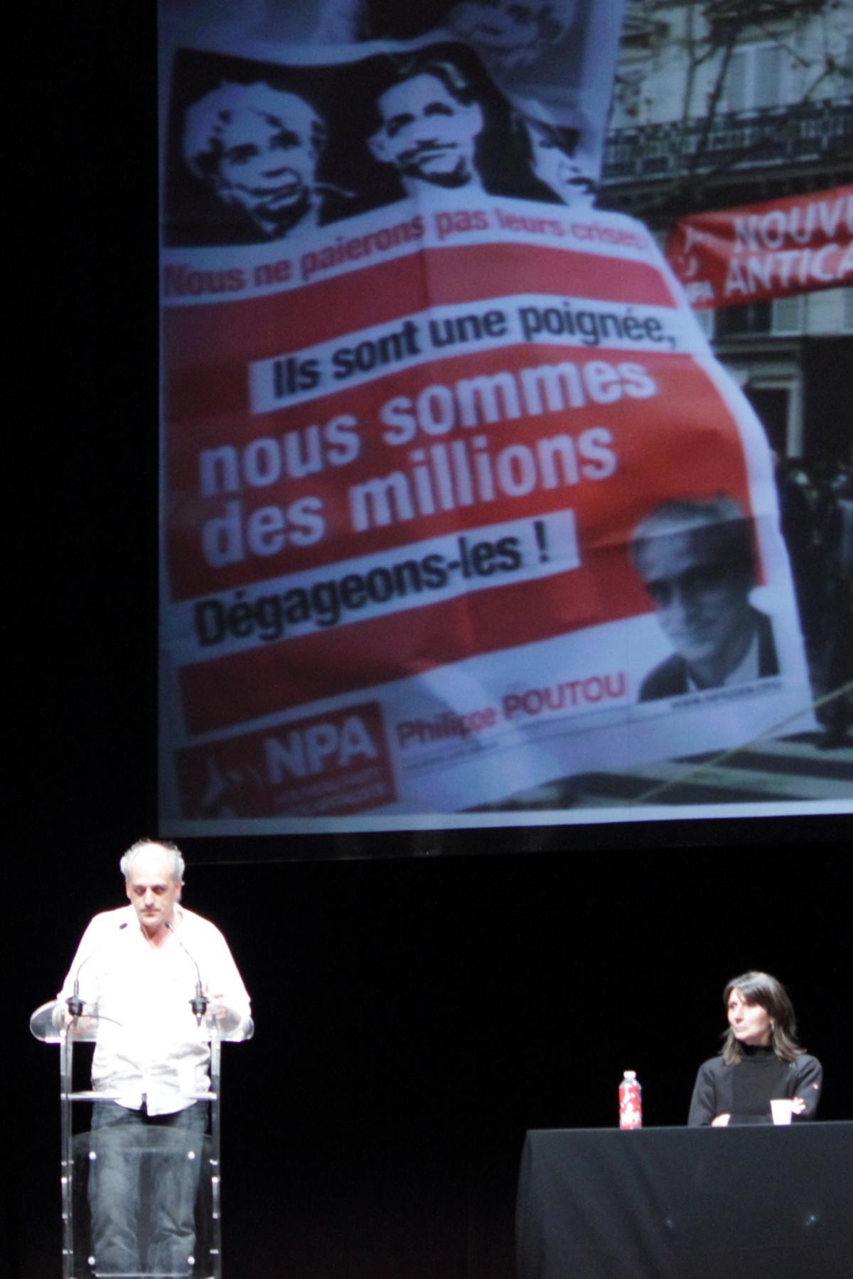 Philippe Poutou et Christine Poupin