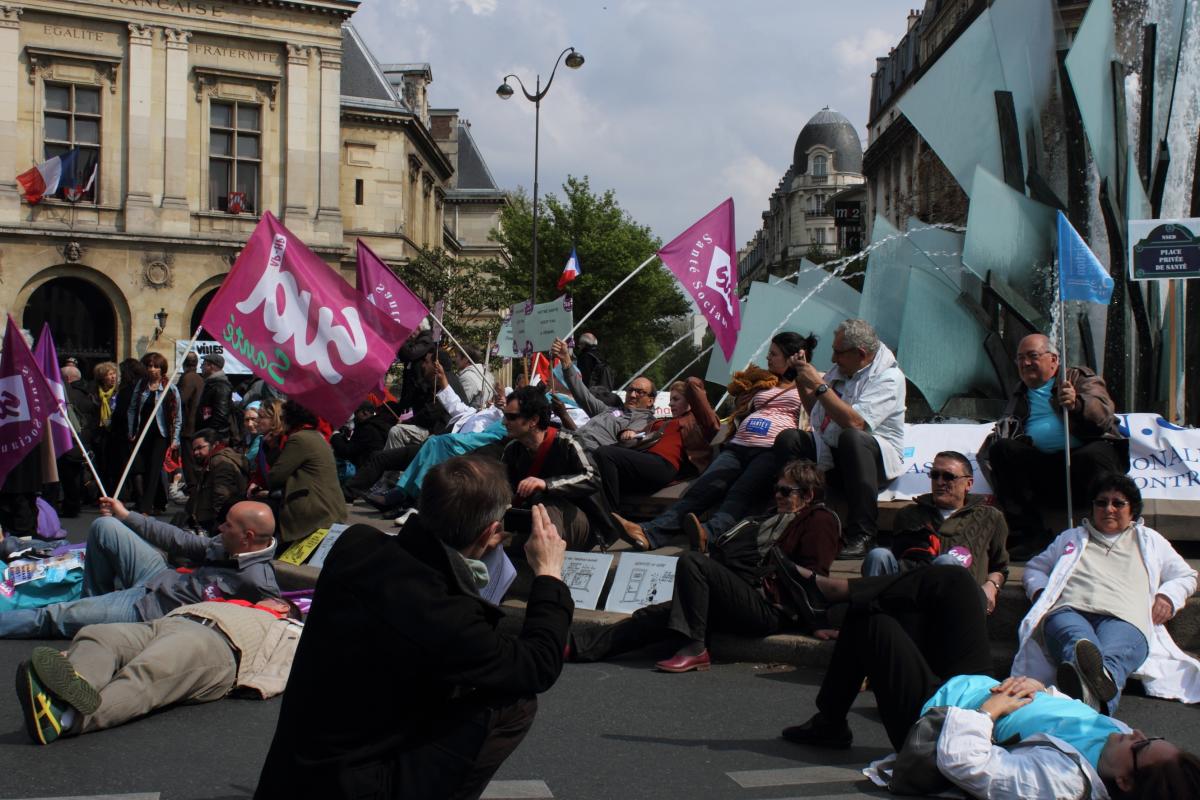 Flashmob pendant le rassemblement