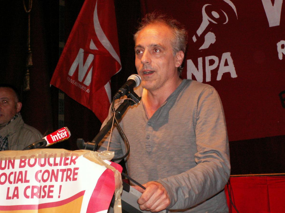 meeting de P.POUTOU à marseille