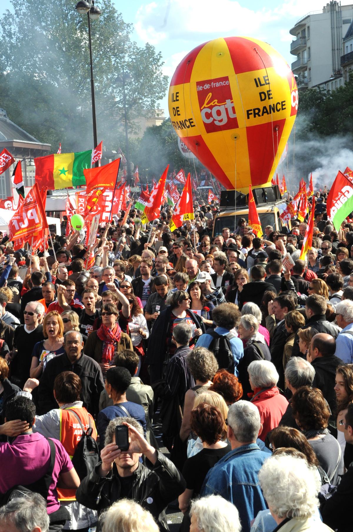ballon Cgt ile de France