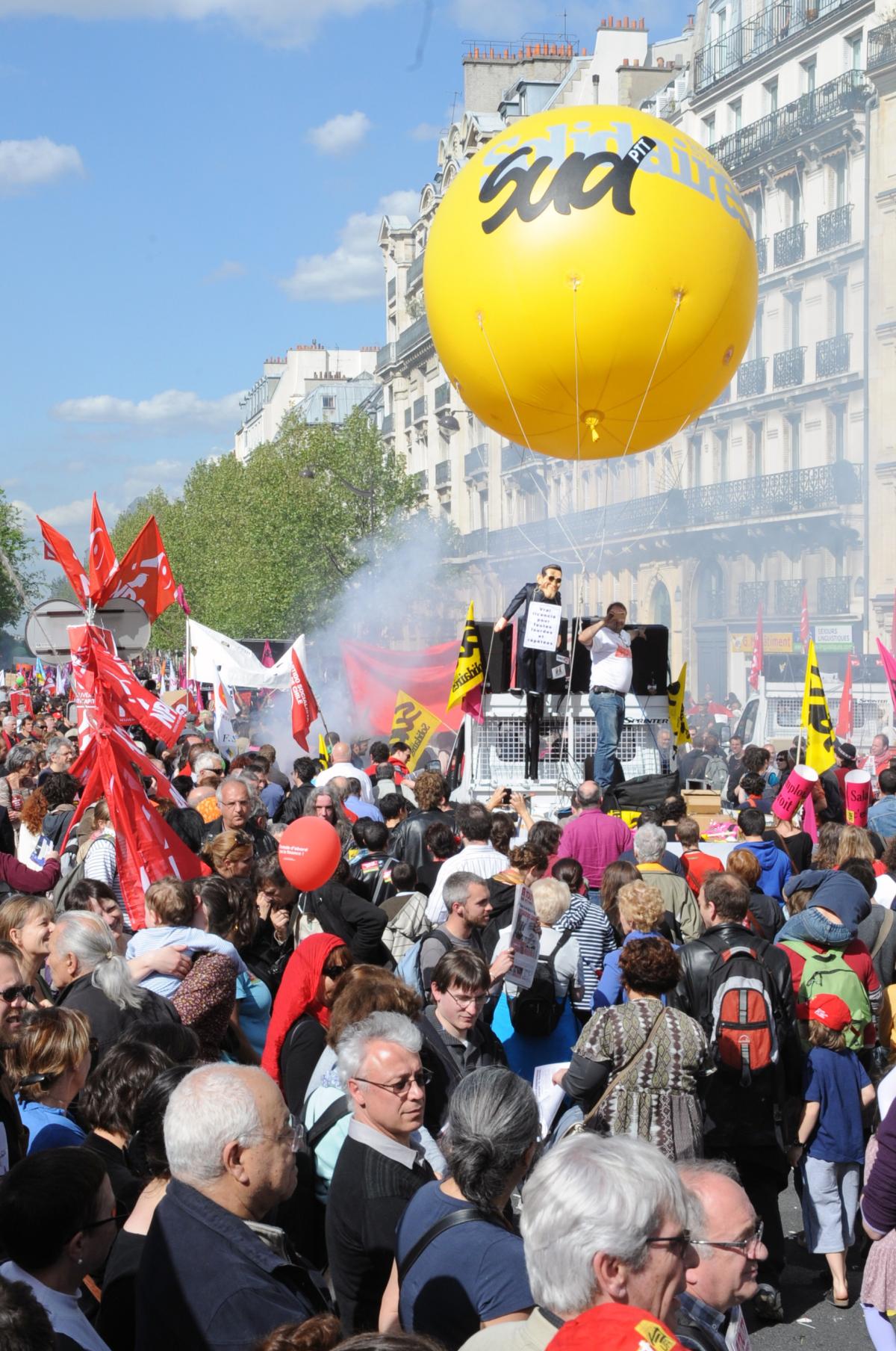 Sud devant point fixe du Npa