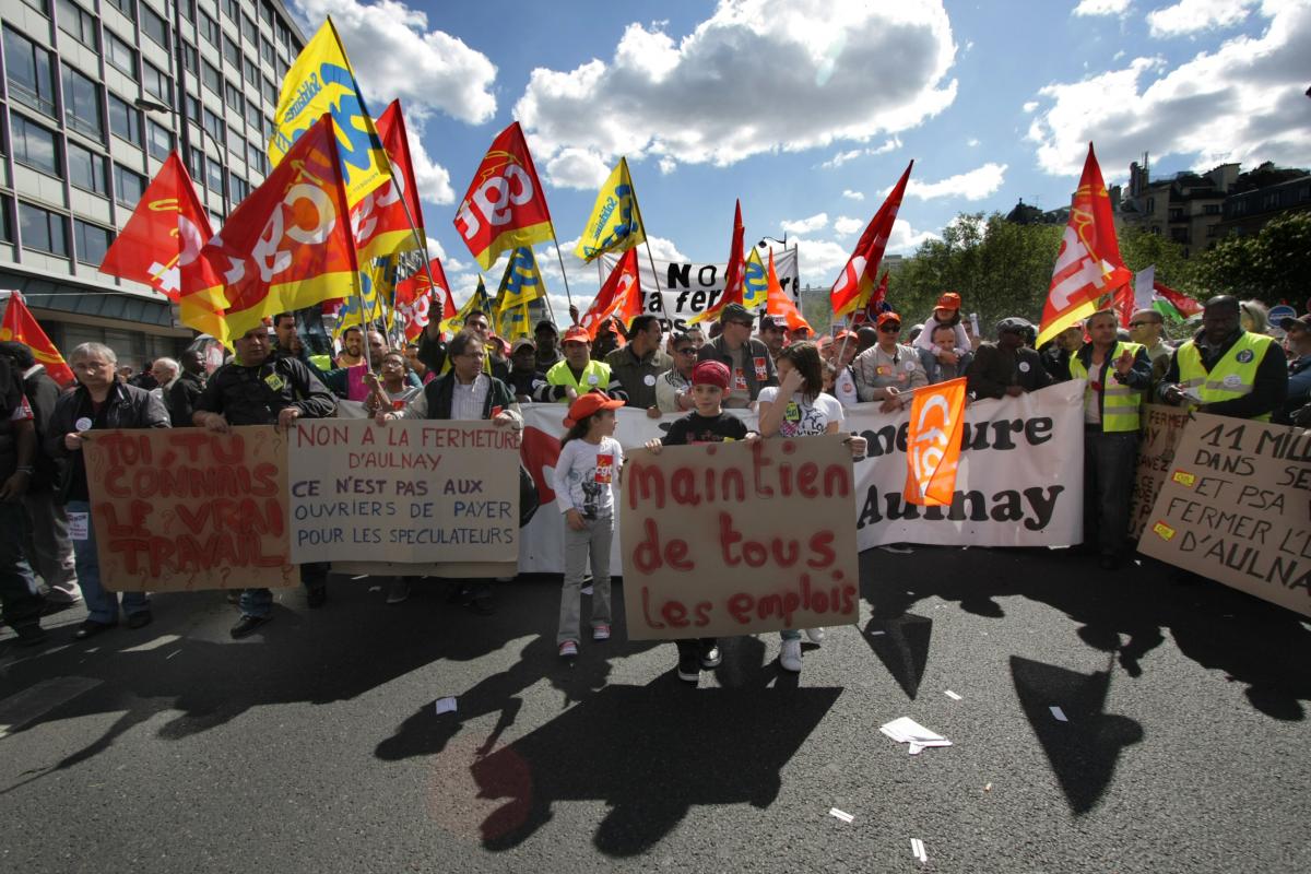 Cortège PSA Aulnay