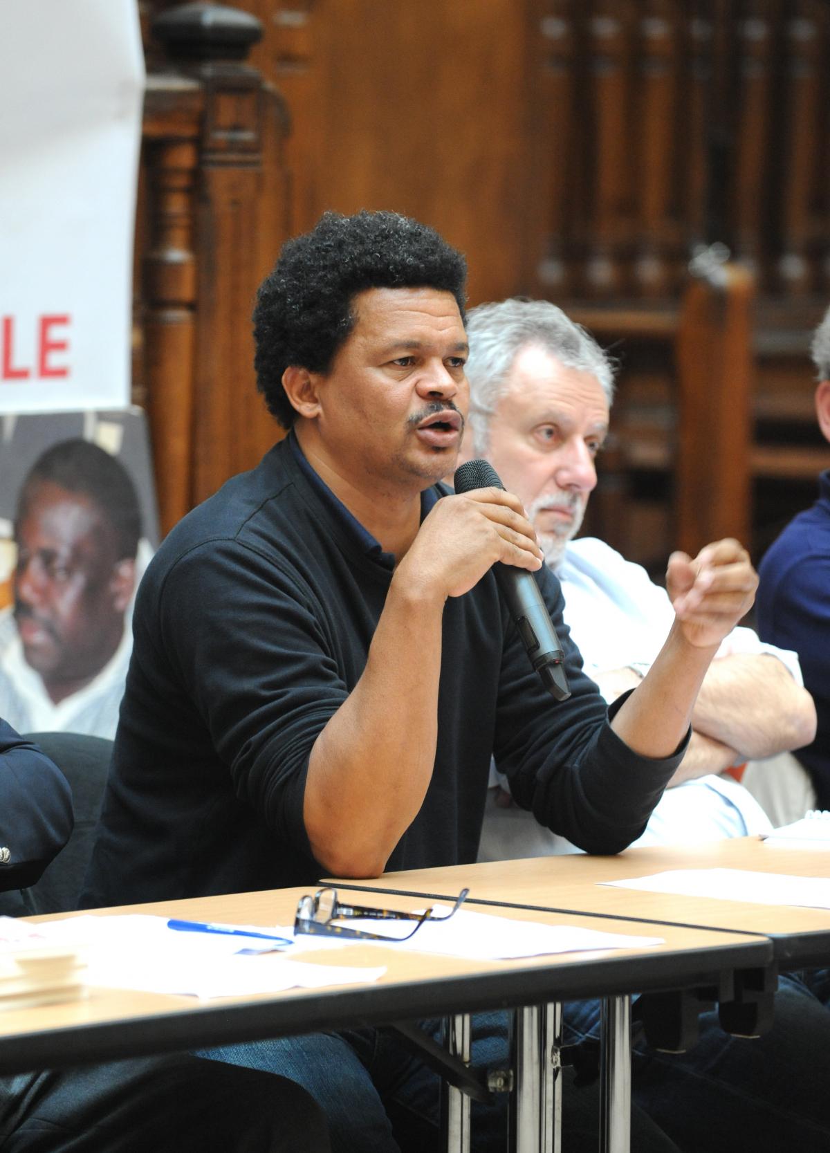 Elie Domota secrétaire général de lUnion générale des travailleurs de Guadeloupe (UGTG), Porte parole du LKP