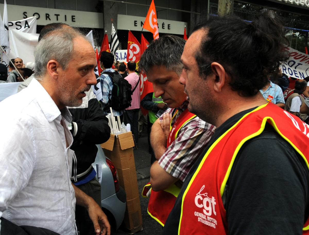 Cgt Général Motors Strasbourg avec Philippe Poutou