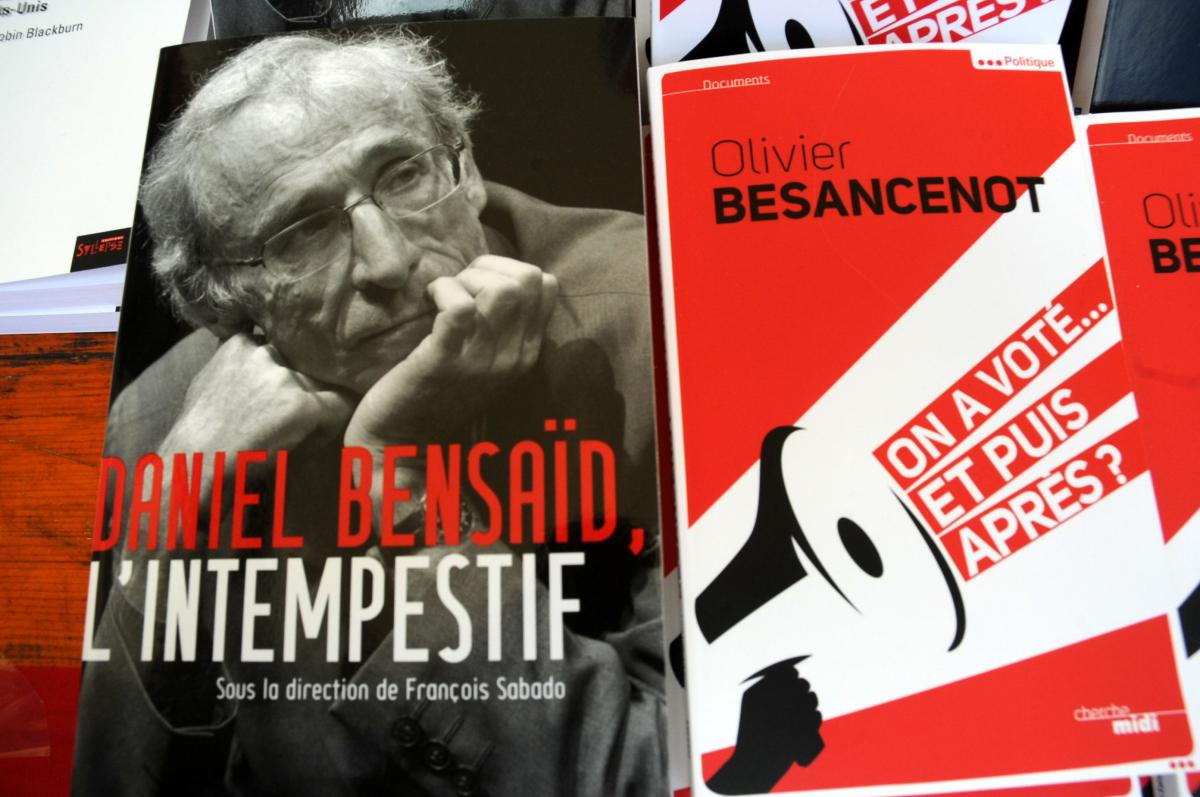 Livre l'intempestif D Bensaïd. on à voté et puis après? OB