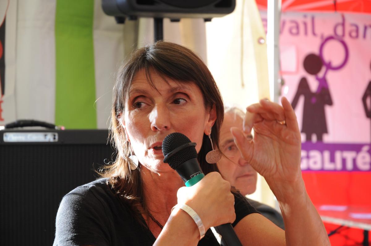 Christinne Poupin porte parole du Npa