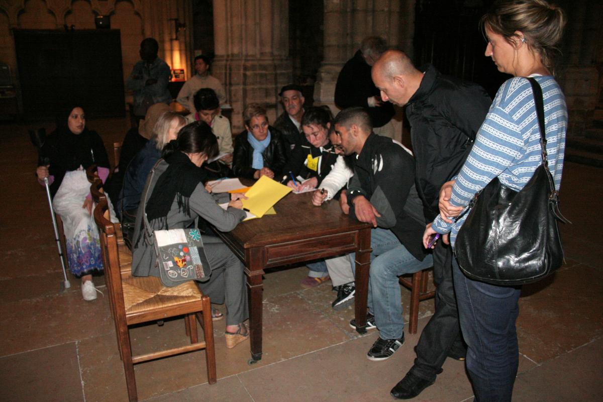 Négociations dans la Basilique