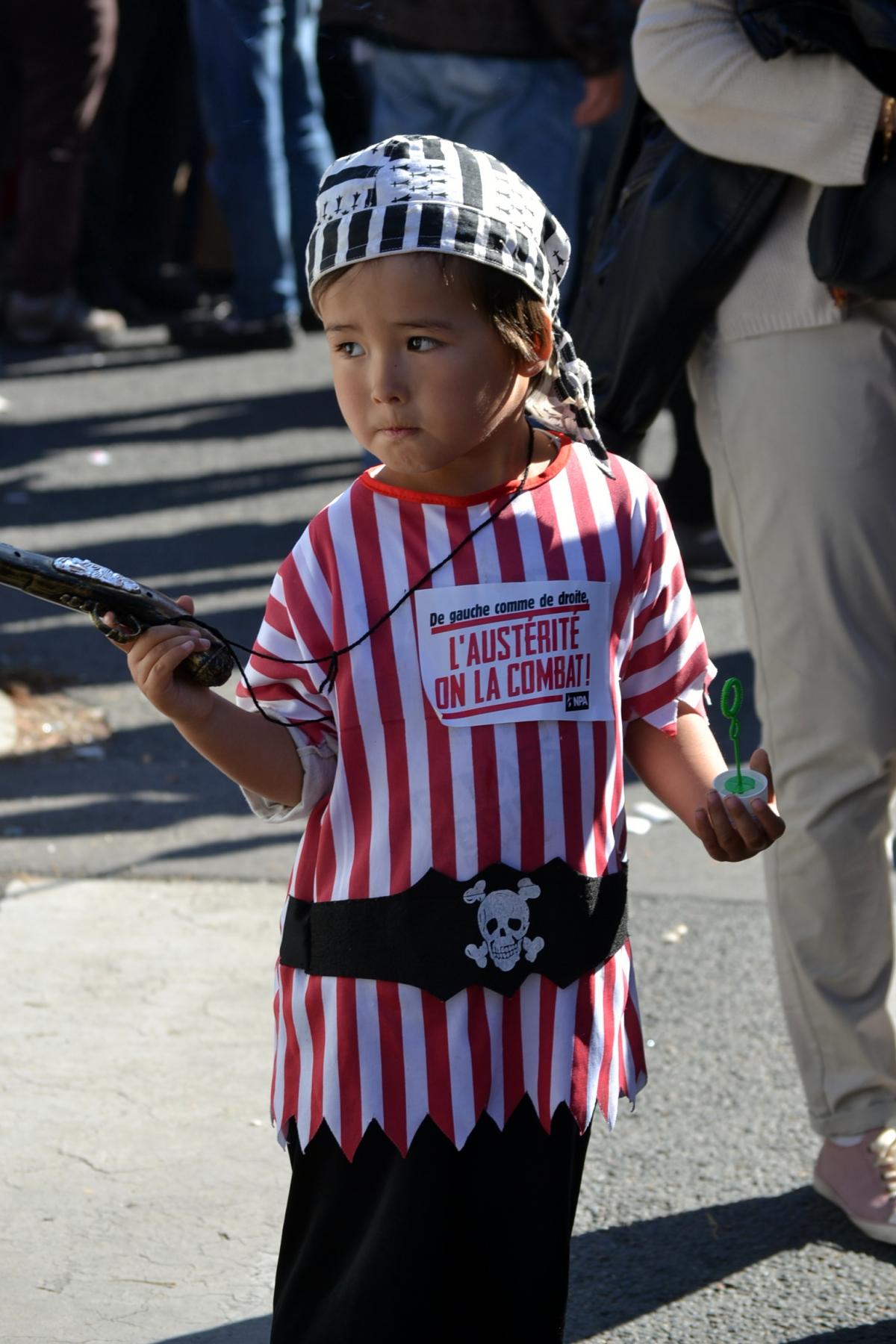 Petit pirate Anti-Austérité