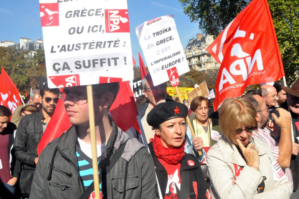 Manifestation contre le TSCG