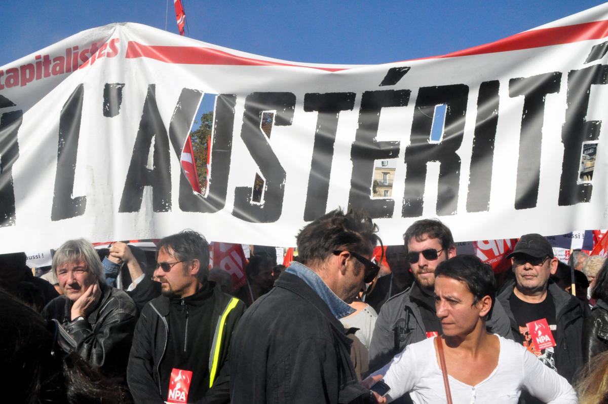 Manifestation contre le TSCG
