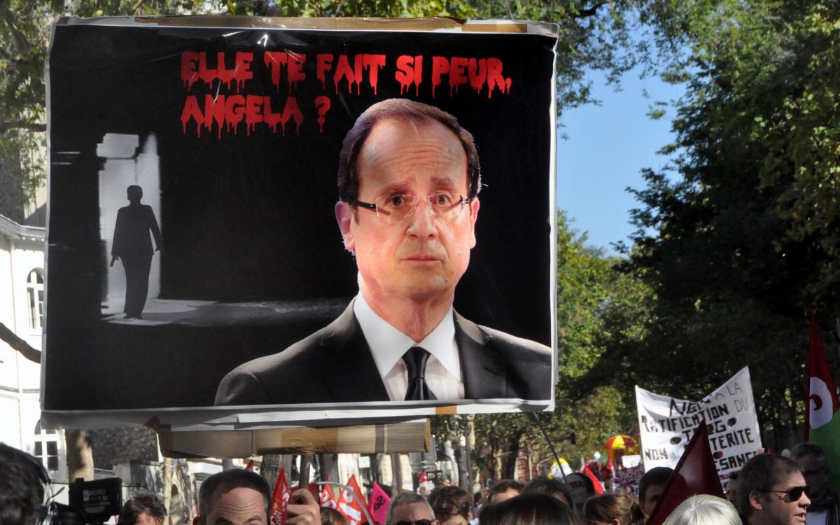 Manifestation contre le TSCG