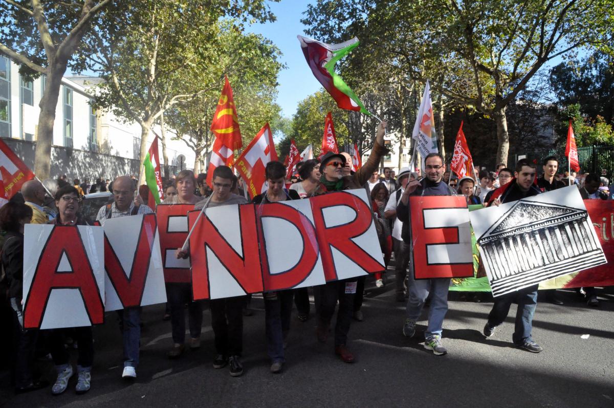 Manifestation contre le TSCG