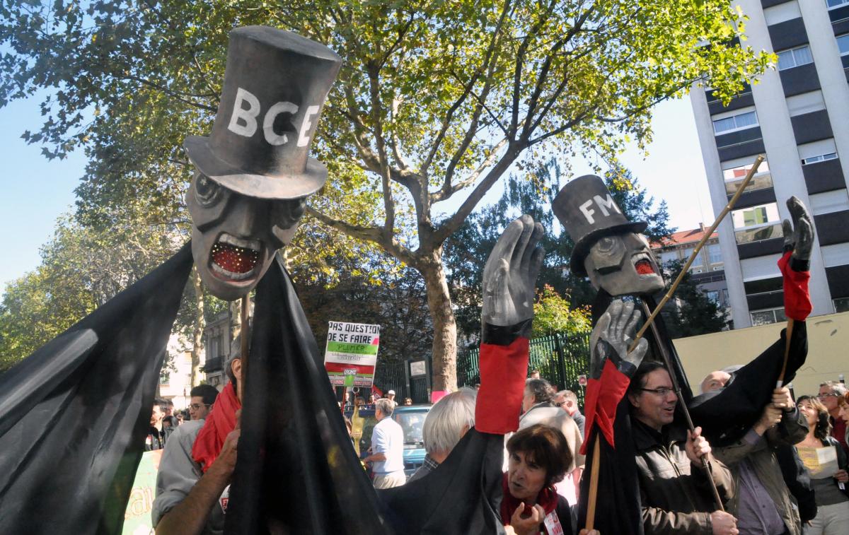 Manifestation contre le TSCG