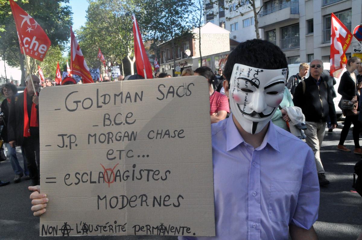 Manifestation contre le TSCG