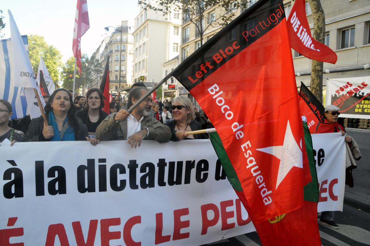 Manifestation contre le TSCG