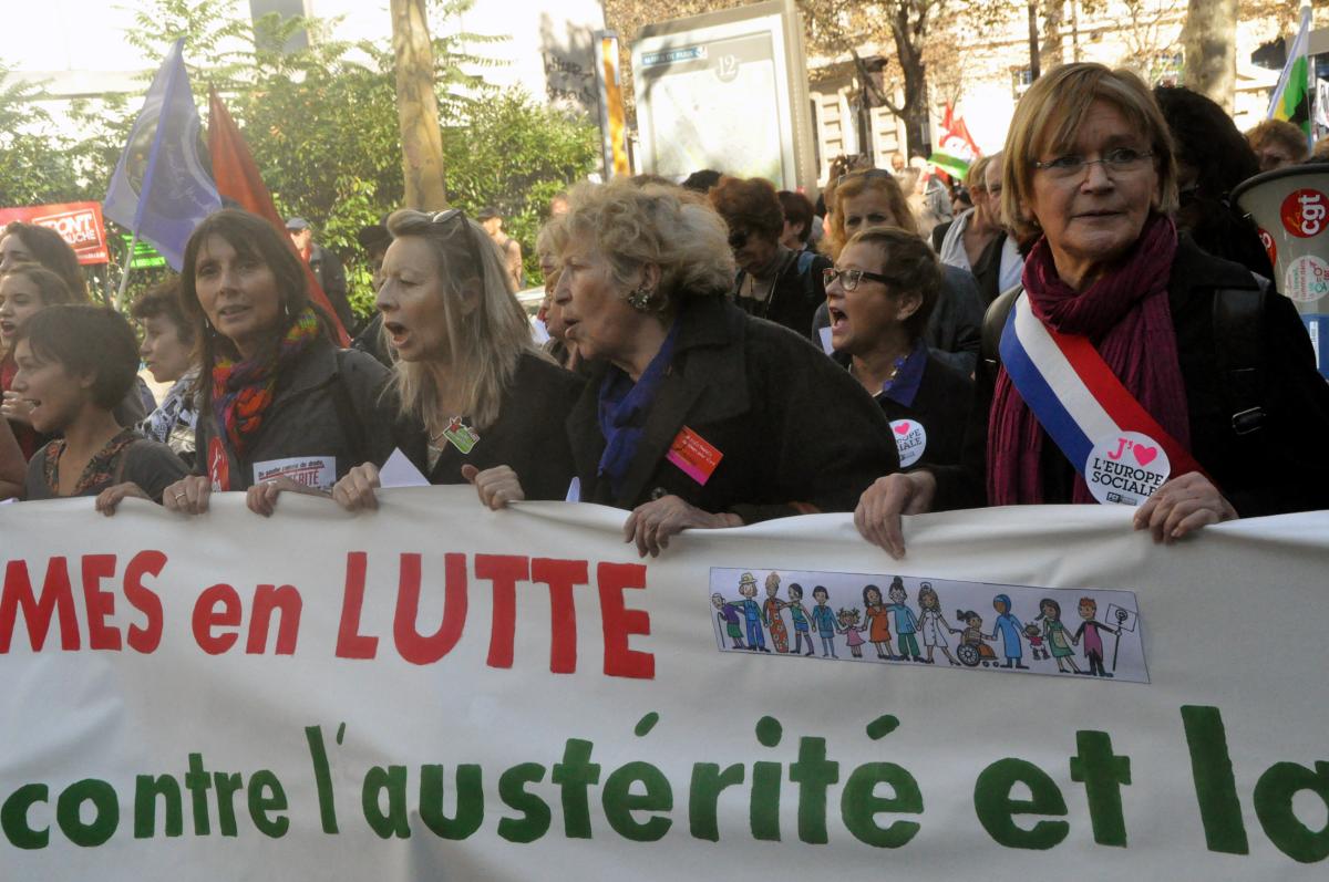 Manifestation contre le TSCG