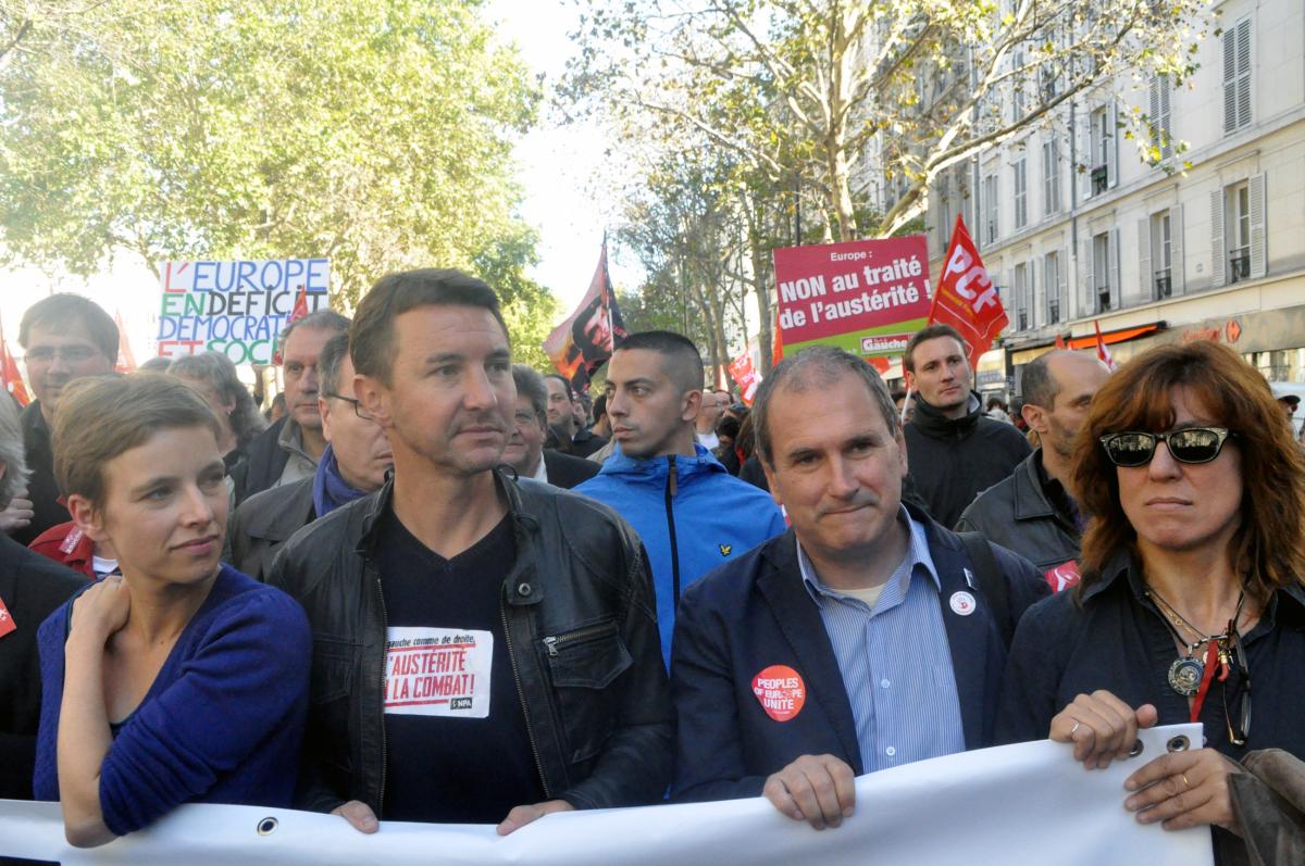Tête de la Manifestation contre le TSCG