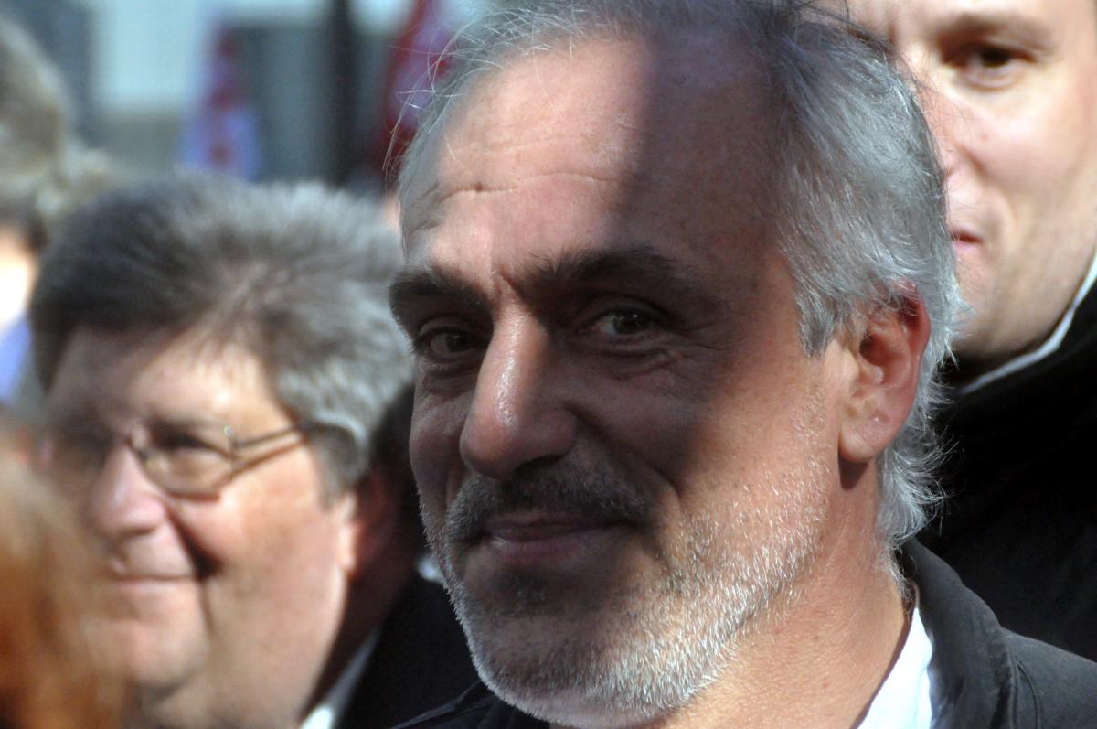 Philippe Poutou à la Manifestation contre le TSCG