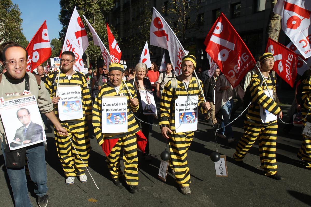 Cortège ATTAC austérité à perpétuité