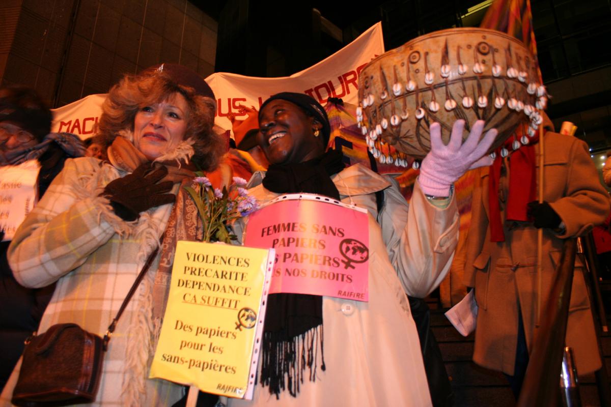 Manifestation contre les violences faites aux femmes