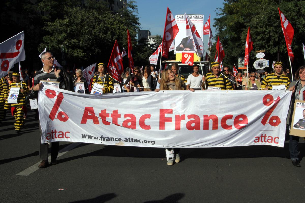 Cortège d'Attac France