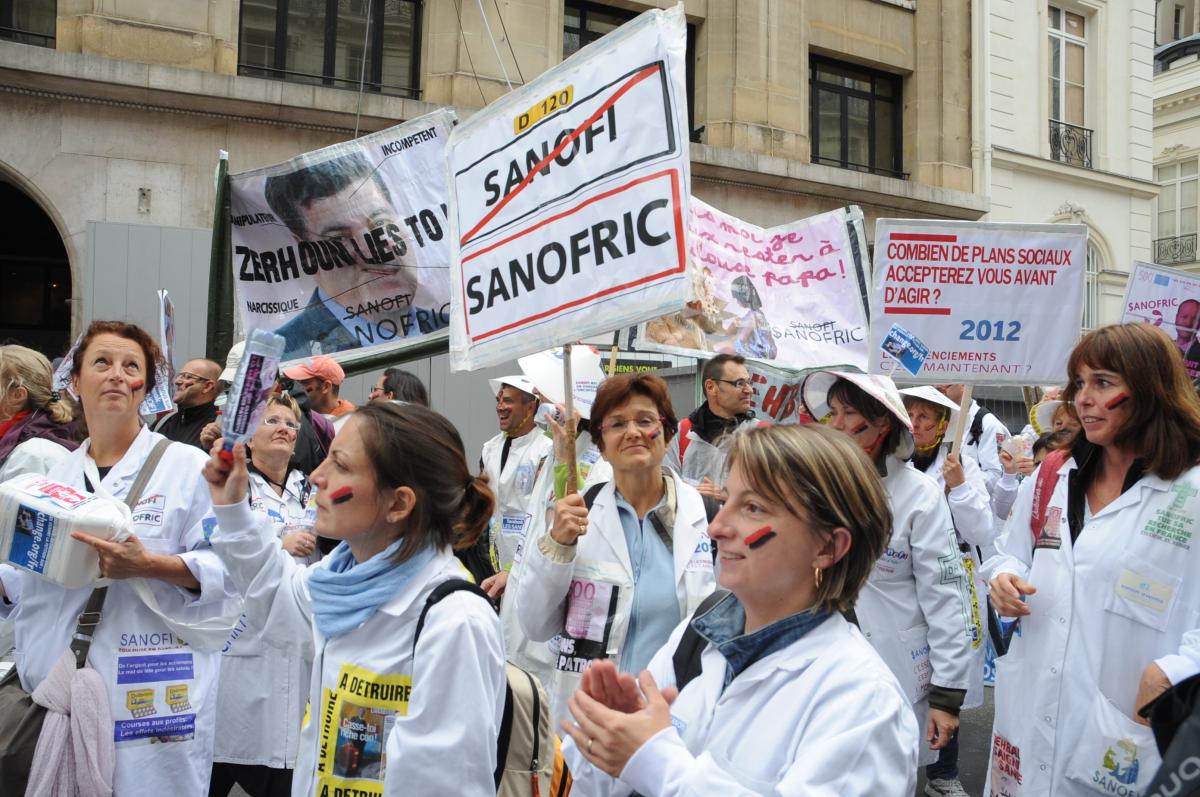 Salariés SANOFI de l'industrie pharmaceutique
