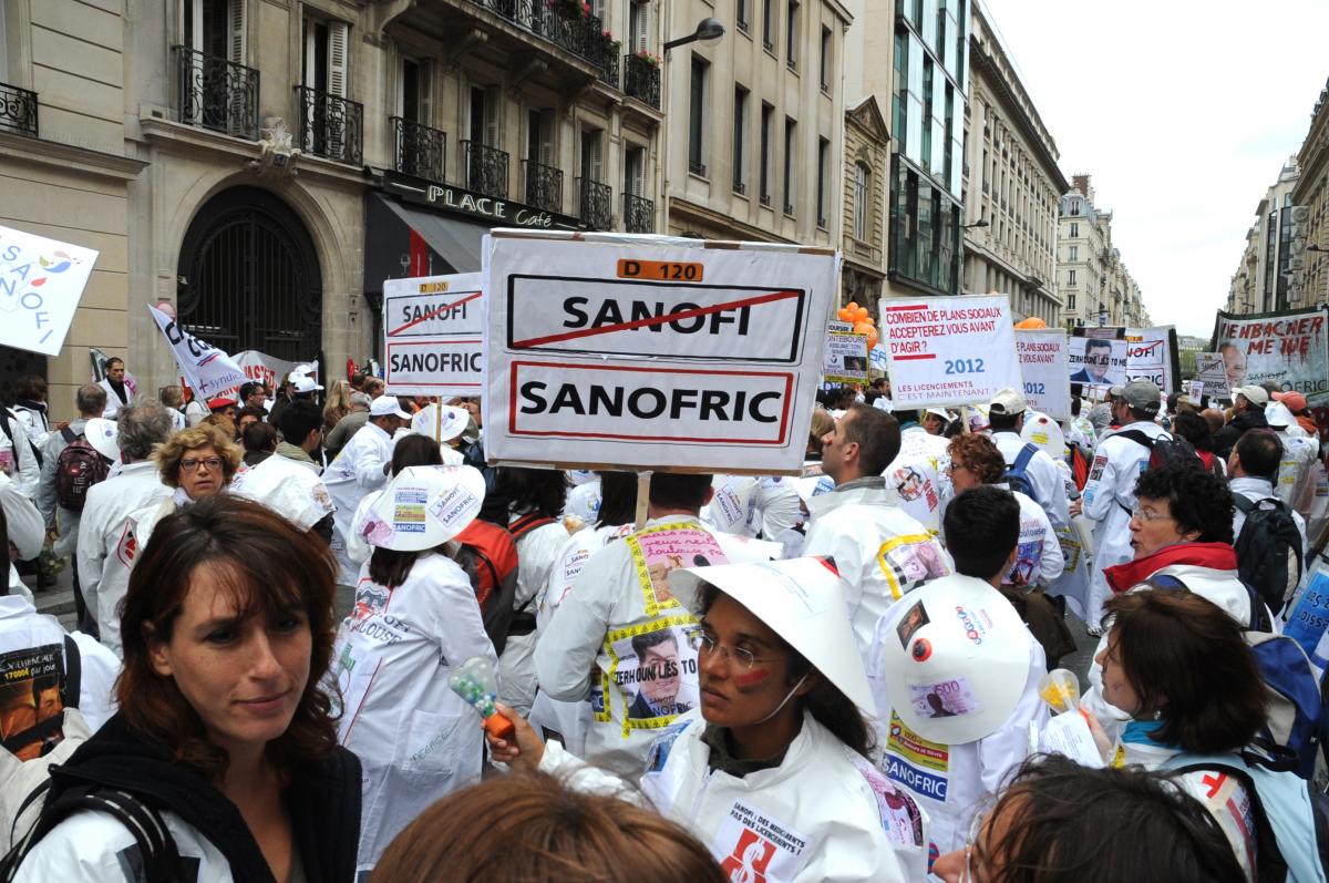 Salariés SANOFI de l'industrie pharmaceutique