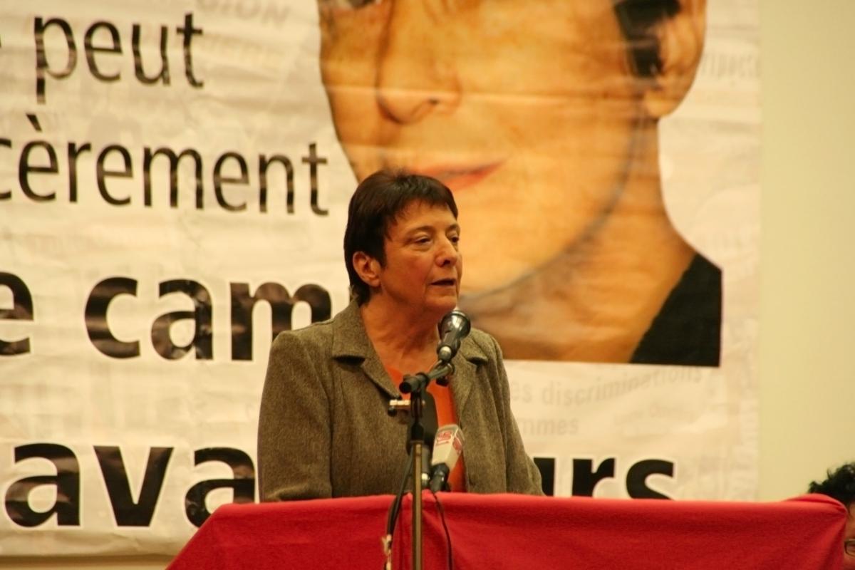 Meeting Arlette Laguiller à Bordeaux 2007/03/20