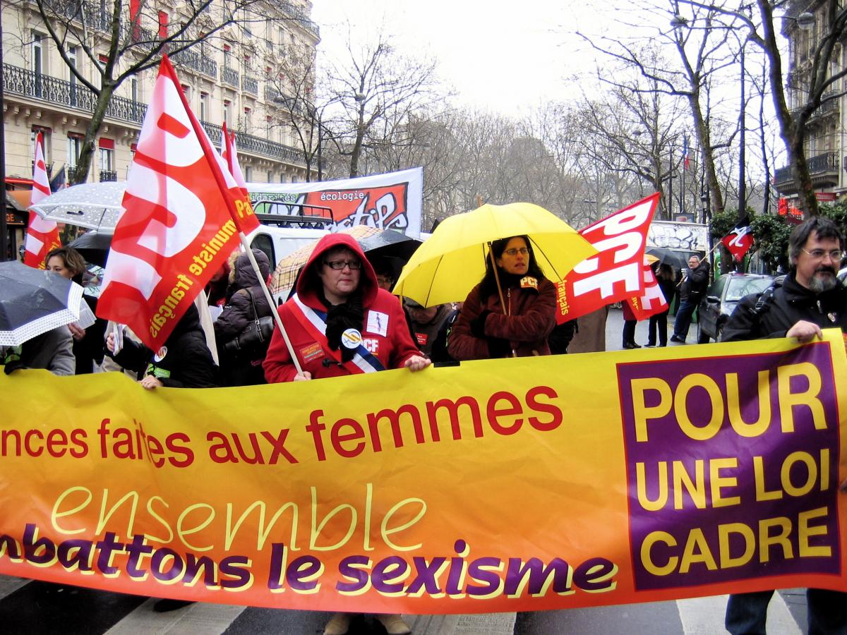 Manif contre les violences faites aux femmes, Paris 24/3/2007