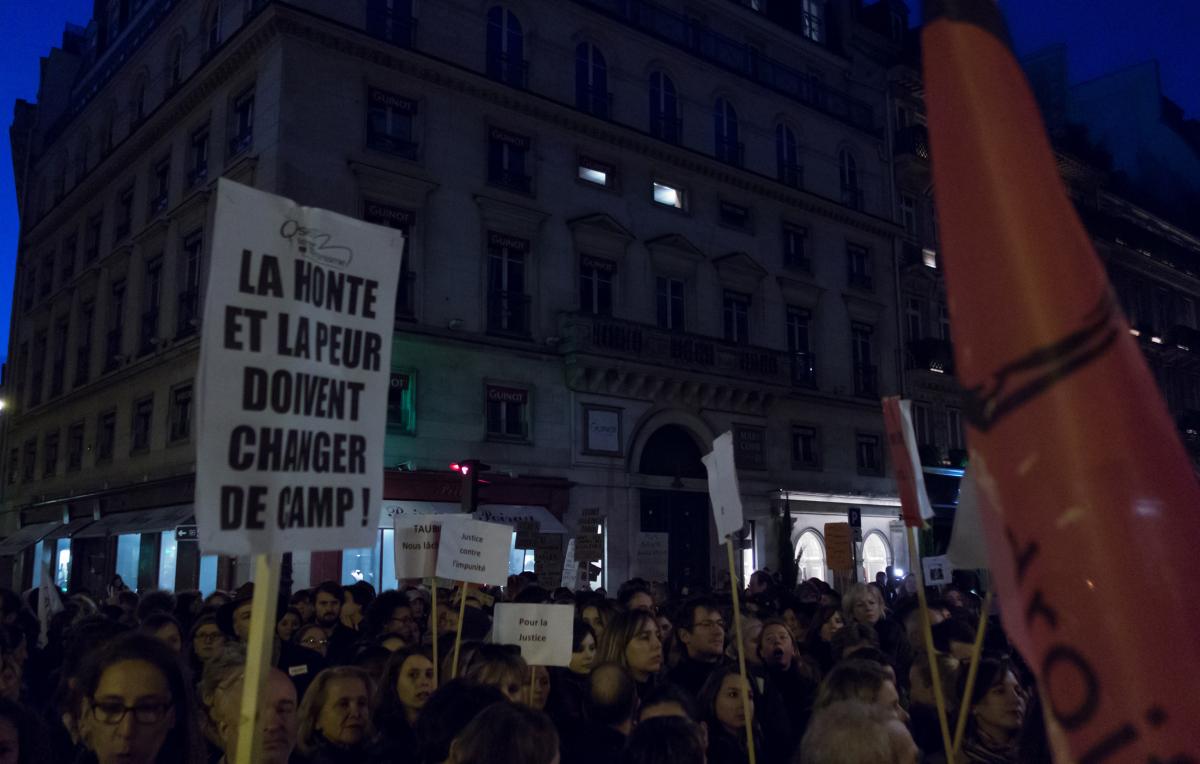 Rassemblement contre le viol