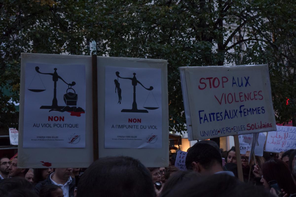 Rassemblement en solidarité avec la Tunisie