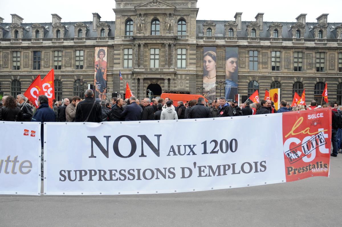 PRESSTALIS ex Nmpp contre le plan de démantèlement de l'entreprise non aux 1200 licenciements